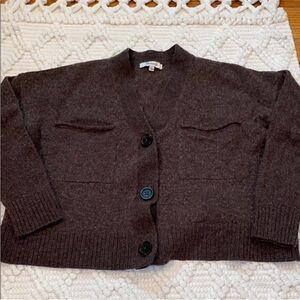 Madewell Brown Cardigan Sweater
